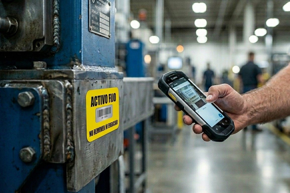 Relevamiento de activos fijos con colectora de datos